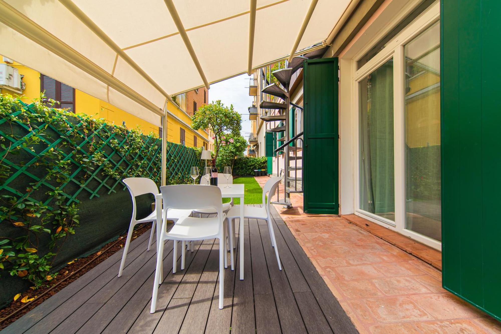 Urban Cottage Free Parking - Private Garden Bologna Bagian luar foto
